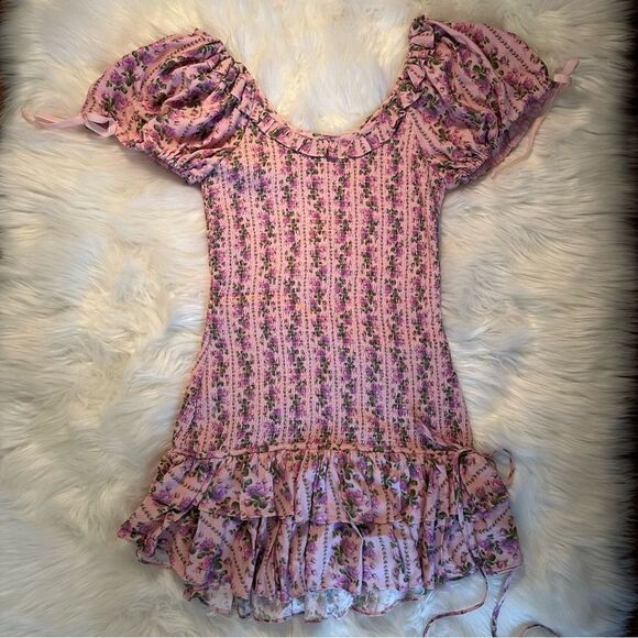 LoveShackFancy Violet Dress - Picture 6 of 8